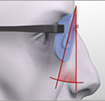 Ícone Angulo pantoscópico